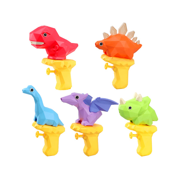 YOTOY 5 Pieces Dinosaur Water Gun Toys for Kids
