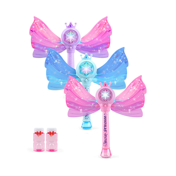 YOTOY Bubble Wands for Kids Girls - Fairy Magic Wand